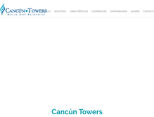 Tablet Screenshot of cancuntowers.com
